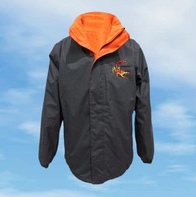 Deluxe Outdoor Jacket - Grey/ Fiery Orange  WK163 Scorpion
