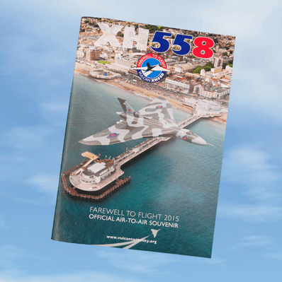 Air to Air Photography Booklet of XH558