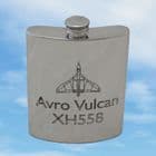 AVRO Vulcan XH558 Pewter Hip Flask