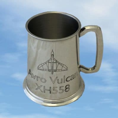 AVRO Vulcan XH558 Pewter Tankard