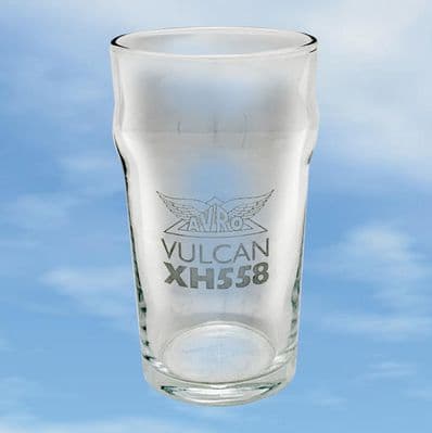 Avro Vulcan XH558 Pint Glass