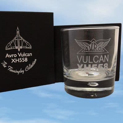 Avro Vulcan XH558 Whisky Glass