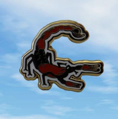 CANBERRA WK163 Scorpion pin badge