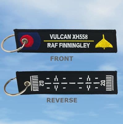 Cloth Tag - Vulcan XH558 RAF Finningley
