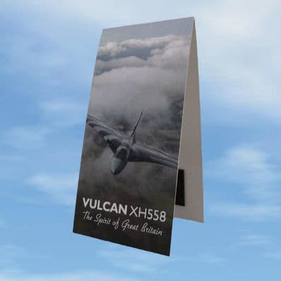 Folding Magnetic Bookmark - Vulcan XH558 Air to Air in 2014