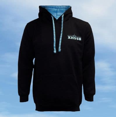 Hooded Sweatshirt - Navy/Sky - Vulcan XH558