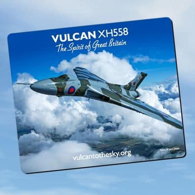 Mouse Mat - Vulcan XH558 Air to Air - John Dibbs