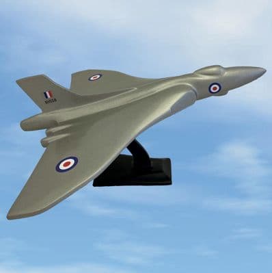Nickel Silver Art Deco Style Avro Vulcan Model