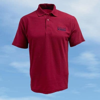 Polo Shirt - Maroon - Vulcan XH558