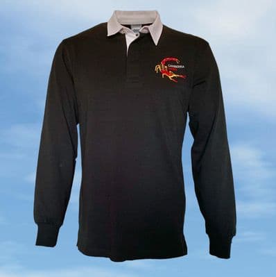 Rugby Shirt - Black - WK163 Scorpion