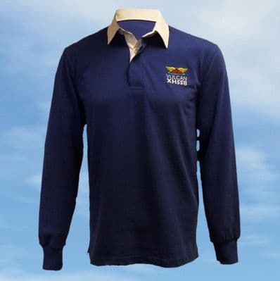 Rugby Shirt - Royal Blue - Avro Vulcan XH558
