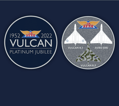 Special Edition - Avro Vulcan Platinum Jubilee Coin