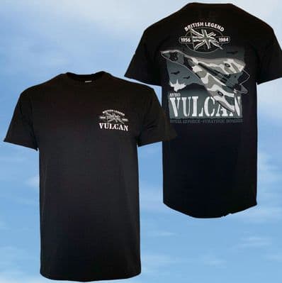 T-Shirt - Black - Vulcan Action Scene