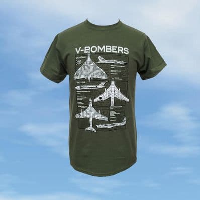 T-Shirt - Green - V-Bombers Blueprint