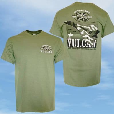 T-Shirt - Green - Vulcan Action Scene