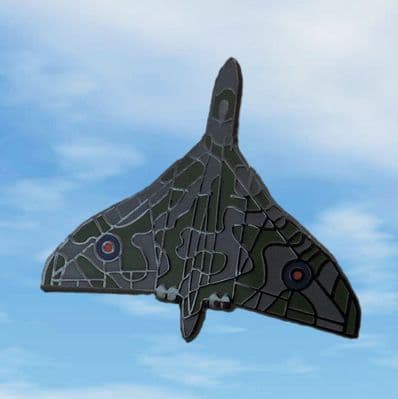 Vulcan Camo Pin Badge