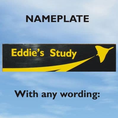 Vulcan Personalised Door Plaque