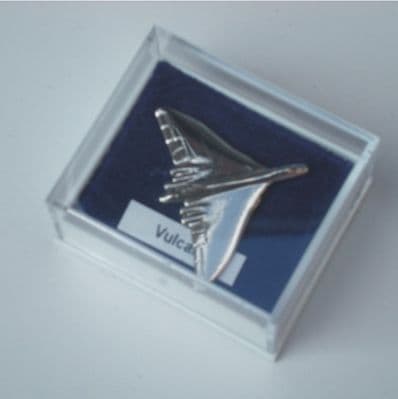 Vulcan Pin Badge - Nickel Plated