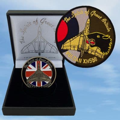 Vulcan XH558 Coin and Patch Set