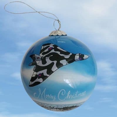 Vulcan XH558 Hand-Painted Glass Bauble