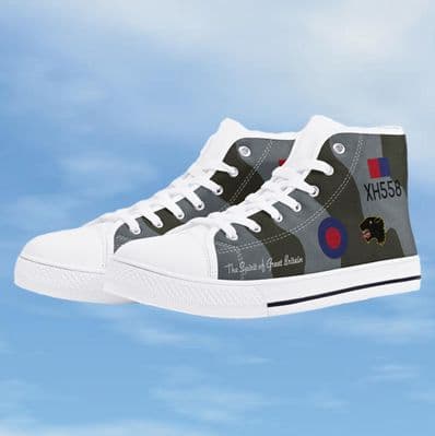 Vulcan XH558 Ladies High Top Canvas Shoes - White