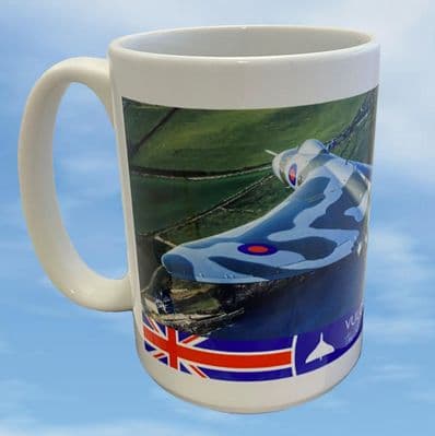 Vulcan XH558 Large Mug - Approaching the Irish Coast in 2015