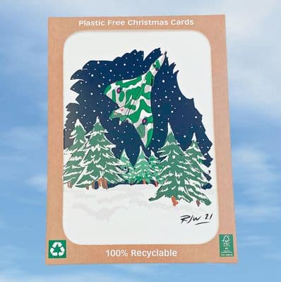 Vulcan XH558 Pack of 10 Christmas Cards - 100% Recyclable